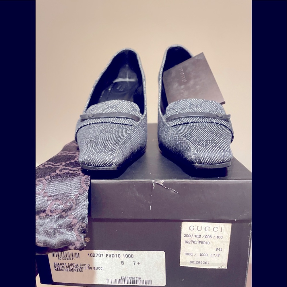Authentic Gucci black shoes